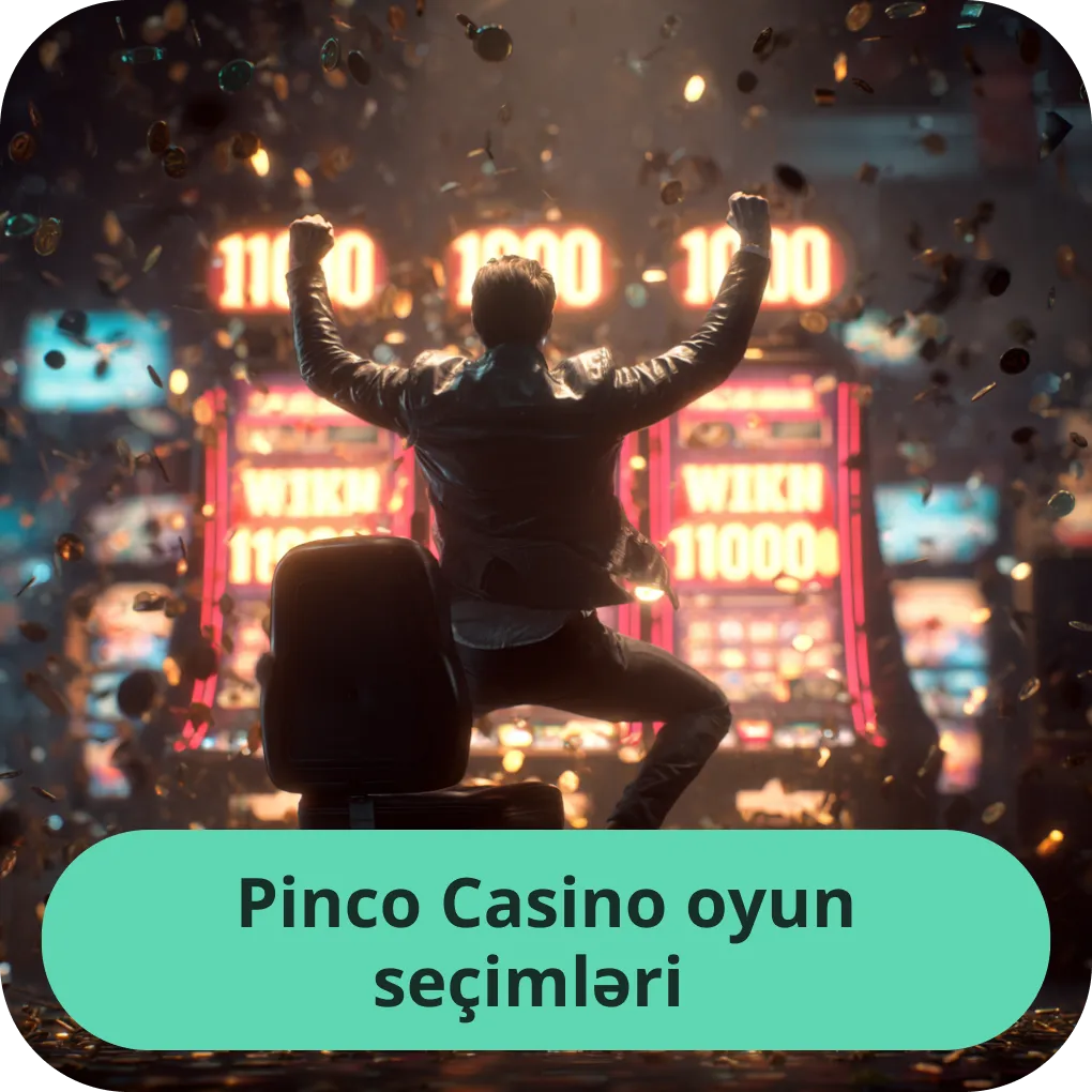 Pinco Casino-da mövcud olan slotlar, canlı oyunlar və digər oyun seçimləri Pinco Casino oyun seçimləri